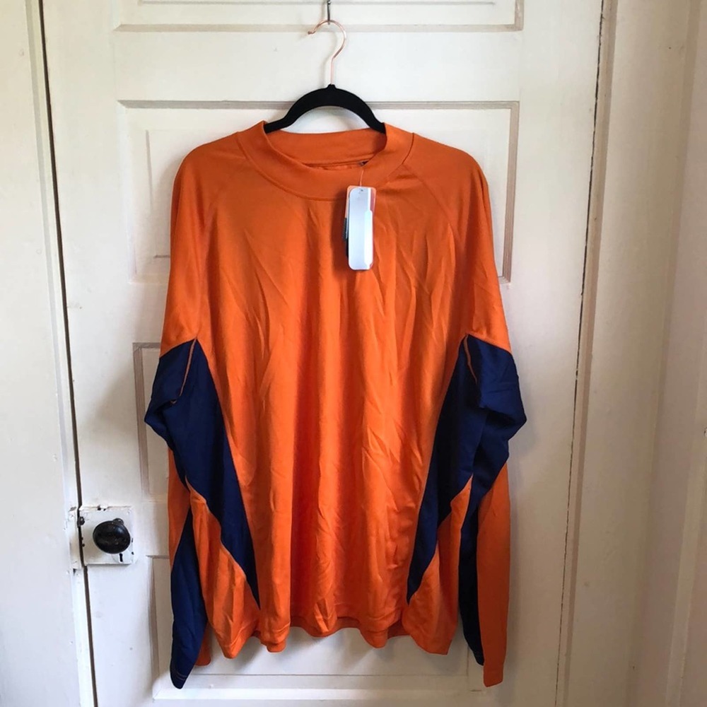 Fitness Gear Orange Athletic Long Sleeve Shirt